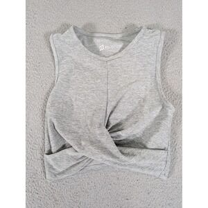 Beyond Yoga x Peloton Cropped Tank Womens Medium Twist Front USA Made SD1147TPE